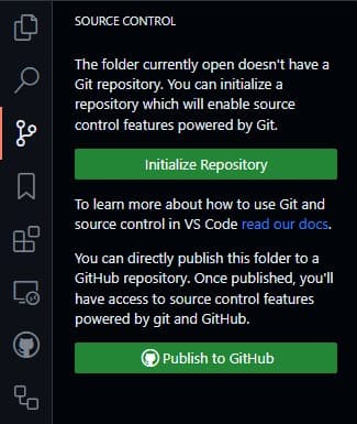 Git Integration in
VSCode